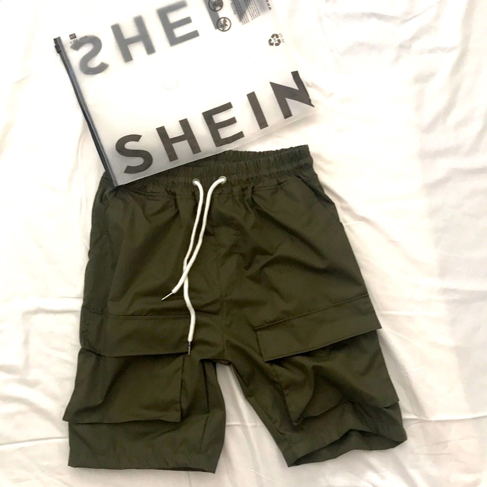 Dark green XS Shein swim/pool shorts
